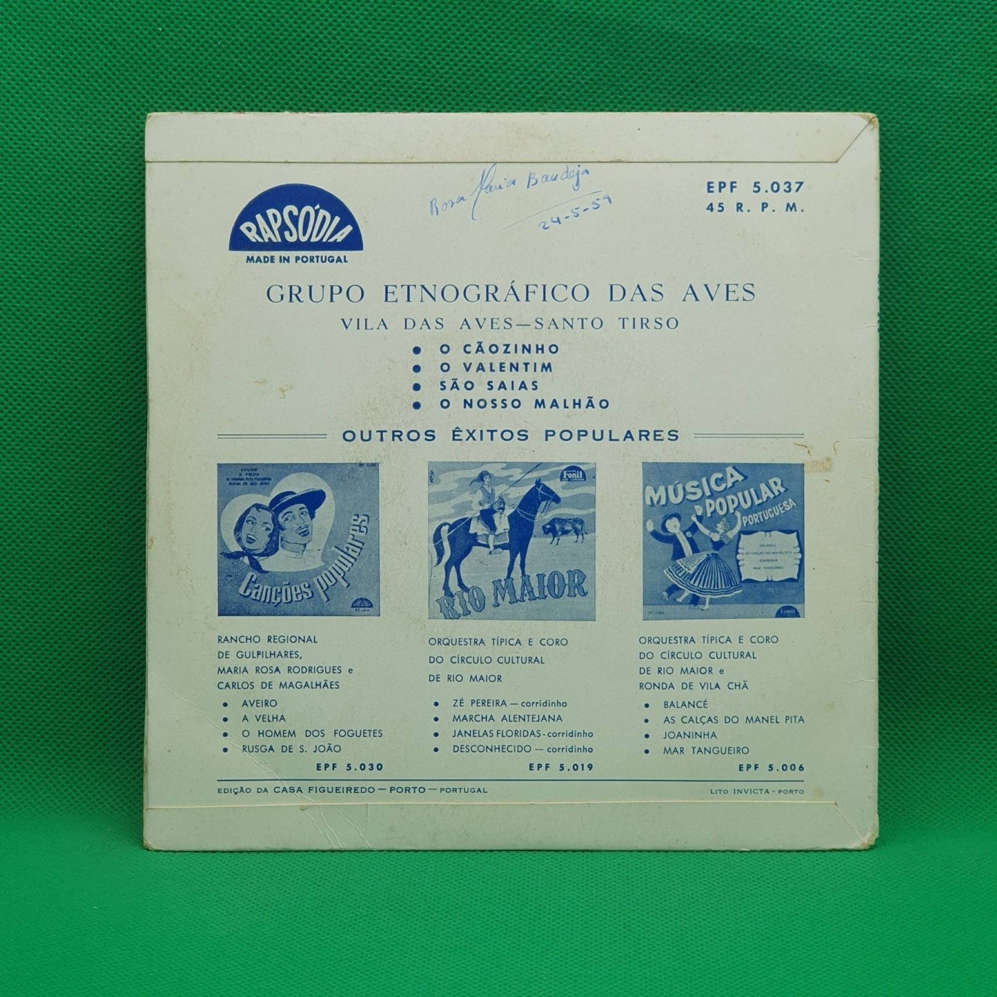 Grupo Etnográfico Das Aves - Pra Romaria - Vinyl Store Online
