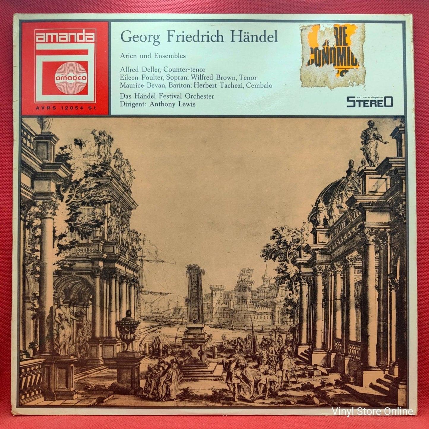 Händel, Alfred Deller ‎– Arien Und Ensembles - Vinyl Store Online