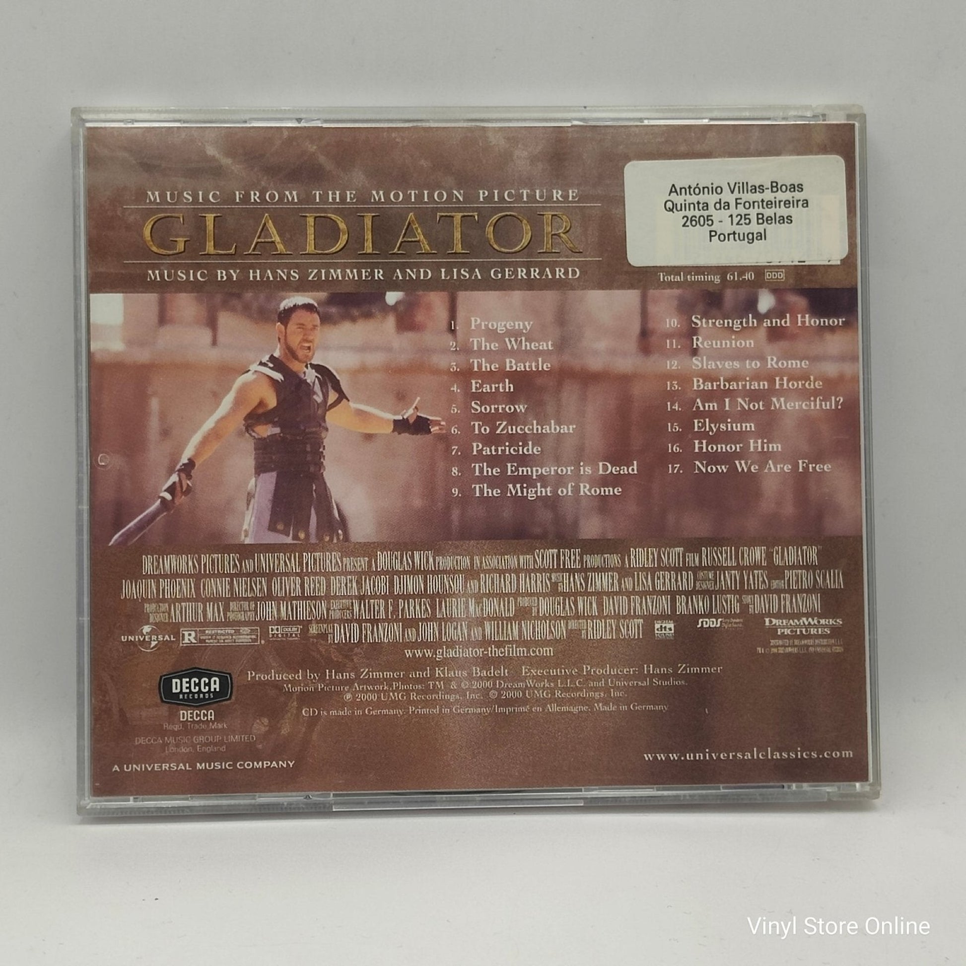 Hans Zimmer And Lisa Gerrard ‎– Gladiator (OST) - Vinyl Store Online