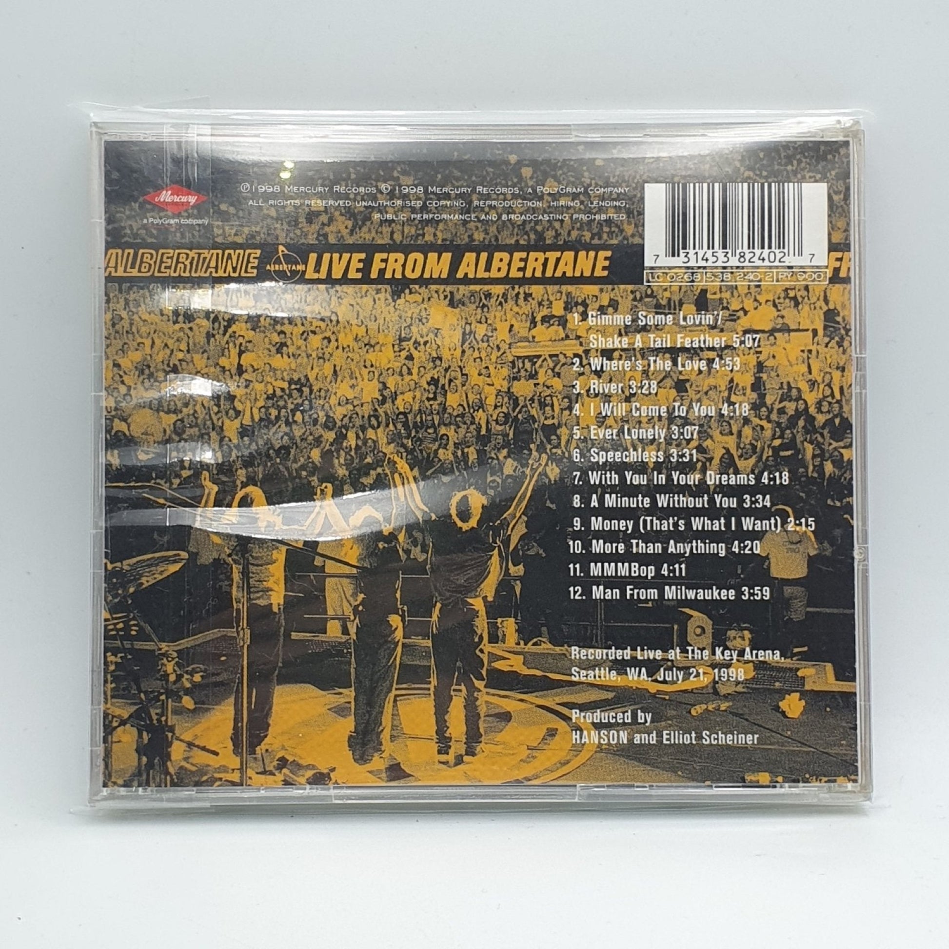 Hanson ‎– Live From Albertane - Vinyl Store Online