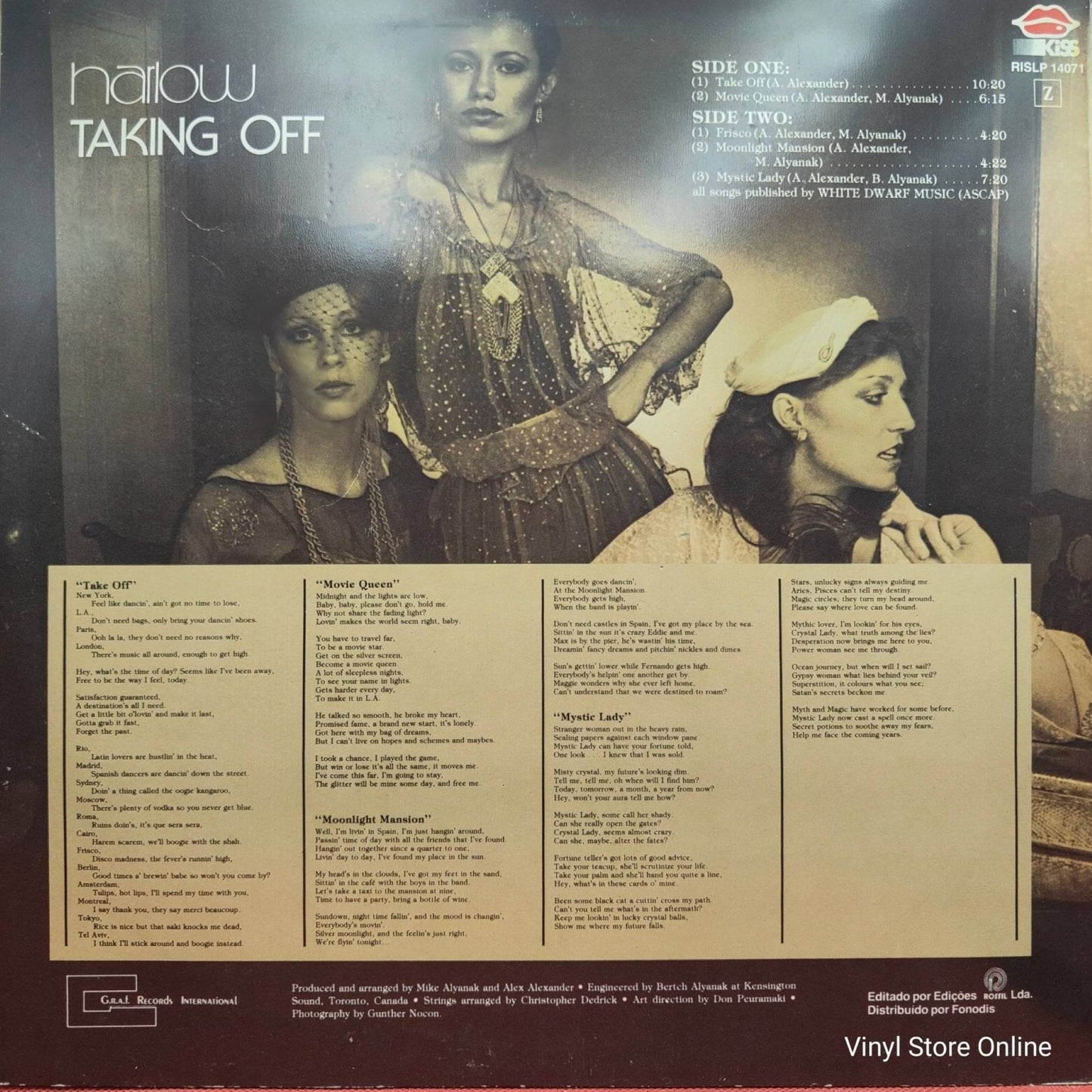 Harlow ‎– Taking Off - Vinyl Store Online