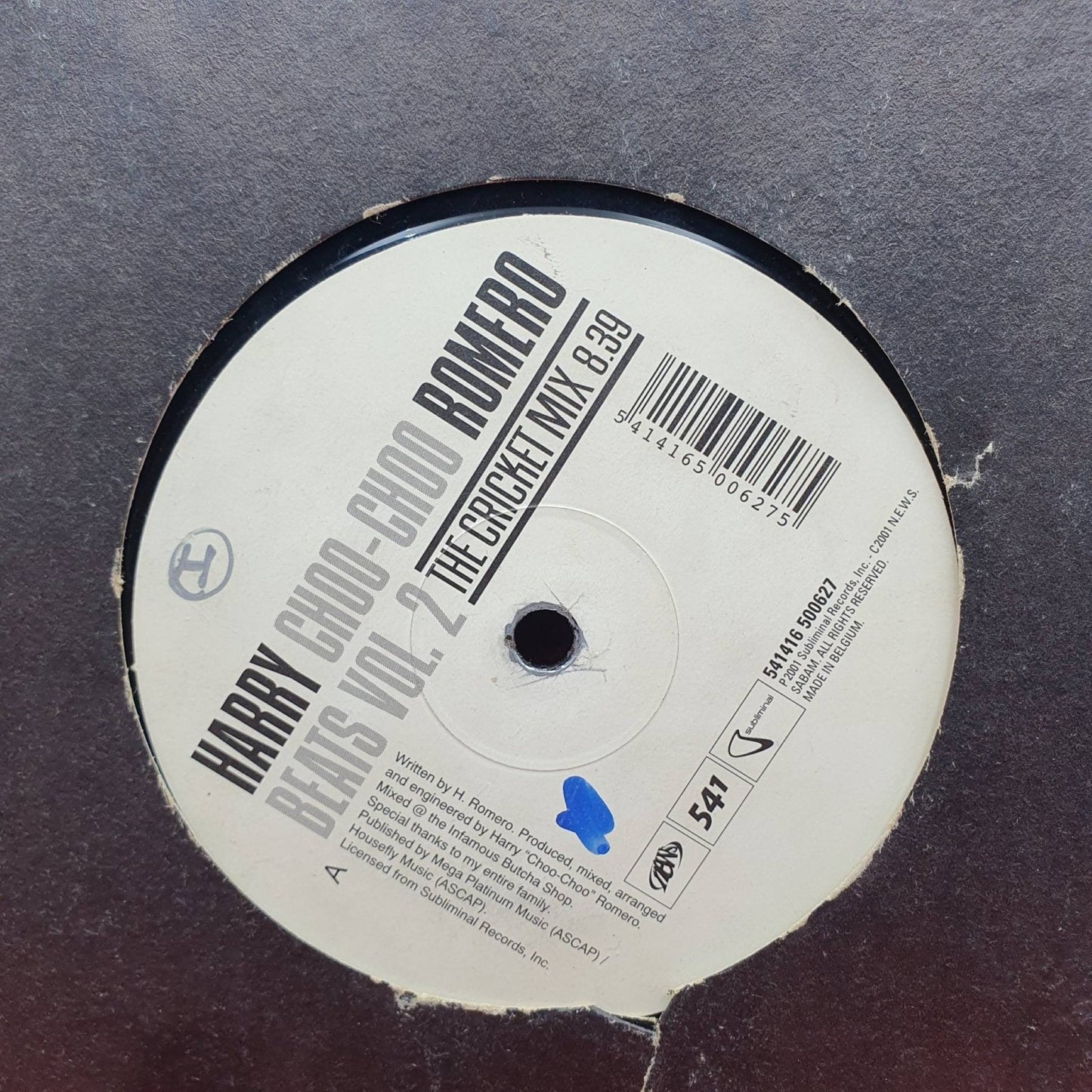 Harry Choo - Choo Romero ‎– Beats Vol. 2 - Vinyl Store Online