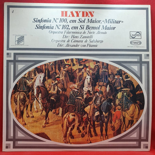 Haydn, Orquestra Filarmónica do Norte Alemão, Hans Zanotelli – Sinfonia Nº100, Em Sol Maior, «Militar», Sinfonia Nº102, Em Si Bemol Maior - Vinyl Store Online