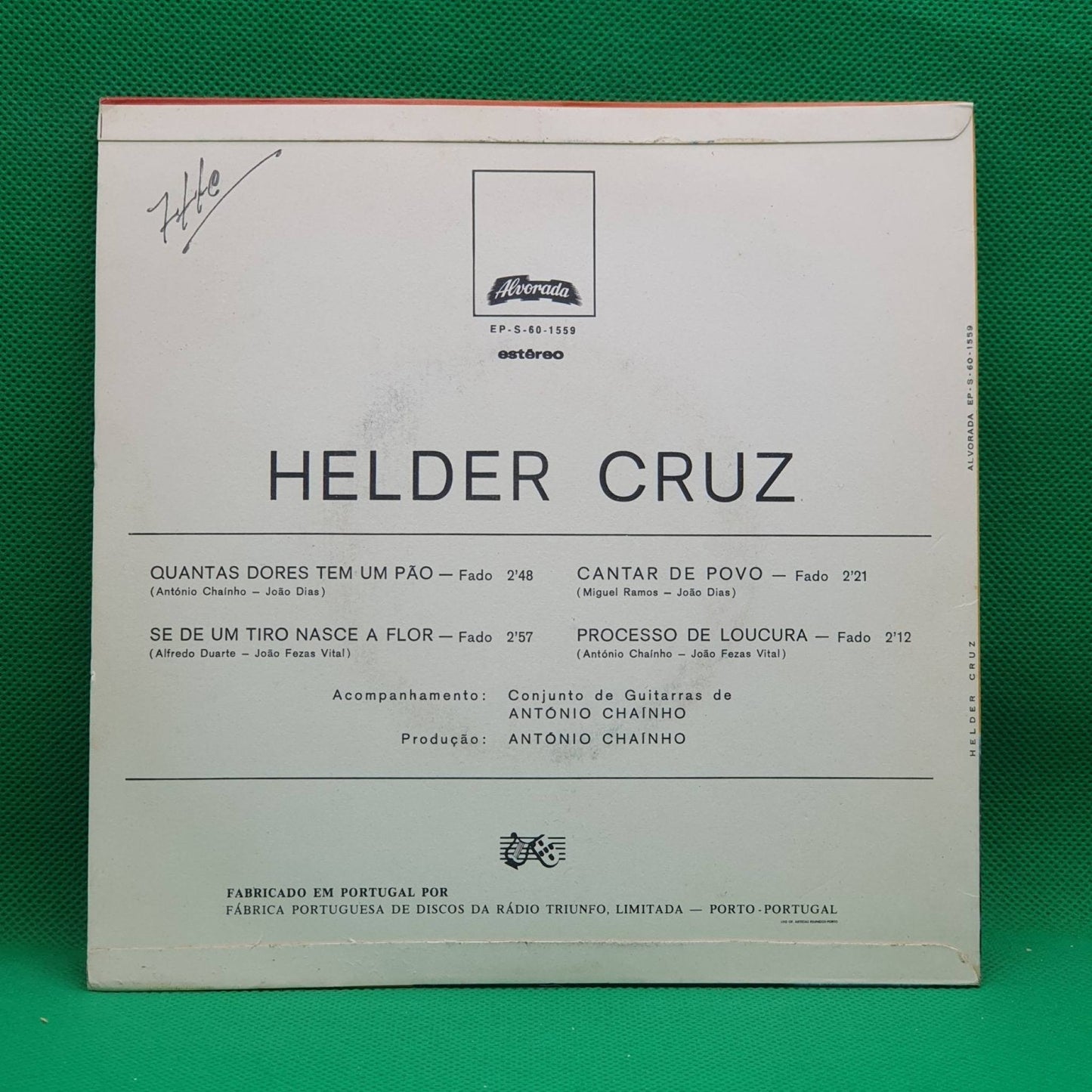 Helder Cruz ‎– Quantas Dores Tem um Pão - Vinyl Store Online