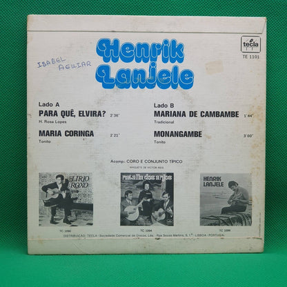 Henrik Lanjele ‎– Para Quê, Elvira? - Vinyl Store Online