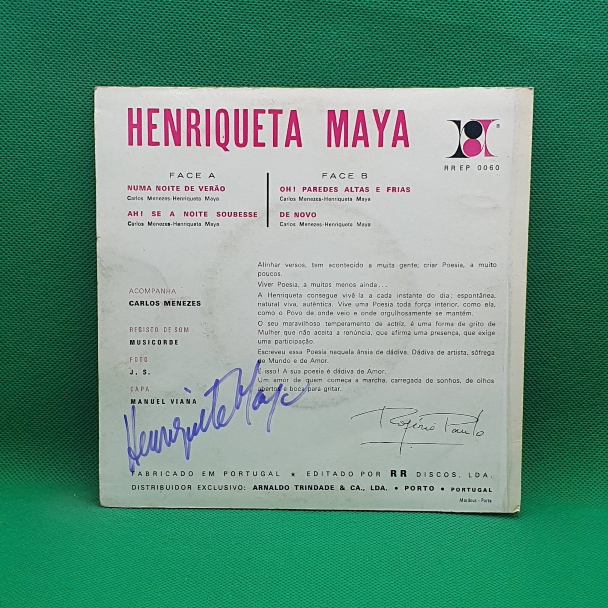 Henriqueta Maya ‎– Henriqueta Maya Diz - Vinyl Store Online