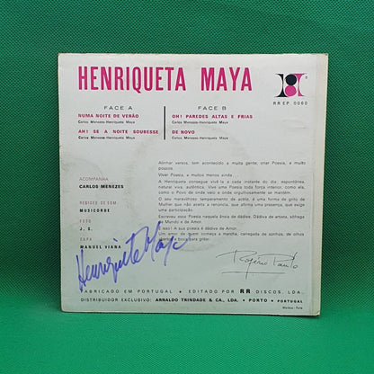 Henriqueta Maya ‎– Henriqueta Maya Diz - Vinyl Store Online