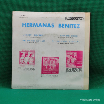 Hermanas Benitez ‎– Quiero Decirte - Vinyl Store Online