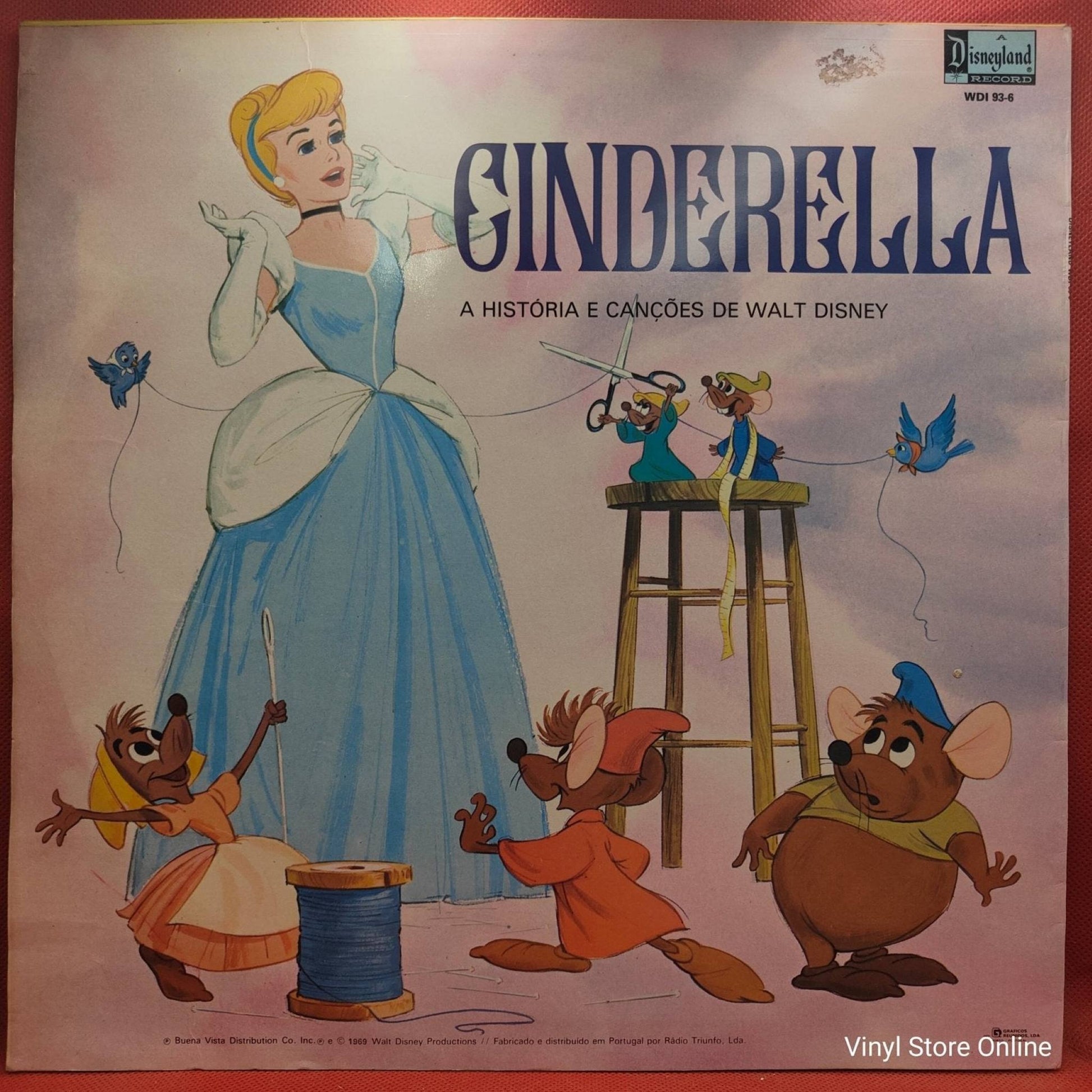 Histórias - Branca de Neve E Os Sete Anões / Cinderella A História E Canções de Walt Disney - Vinyl Store Online