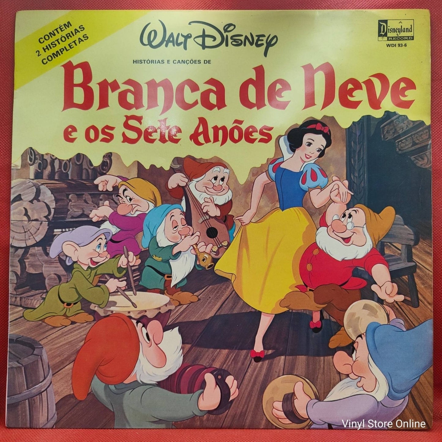 Histórias - Branca de Neve E Os Sete Anões / Cinderella A História E Canções de Walt Disney - Vinyl Store Online
