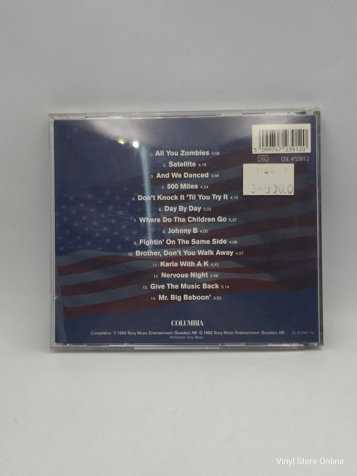 Hooters ‎– Greatest Hits - Vinyl Store Online