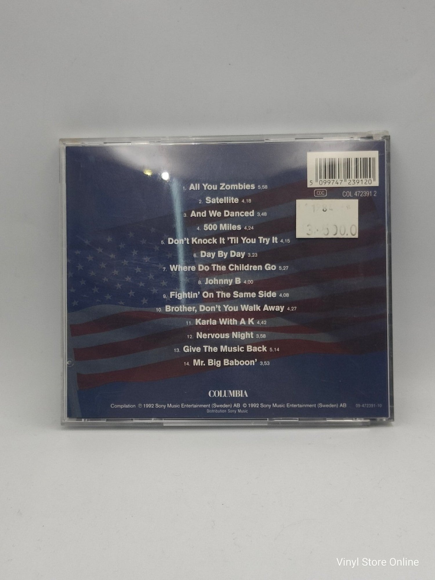 Hooters ‎– Greatest Hits - Vinyl Store Online
