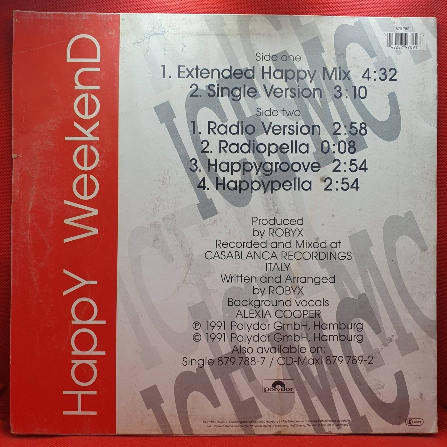 ICE MC ‎– Happy Weekend - Vinyl Store Online