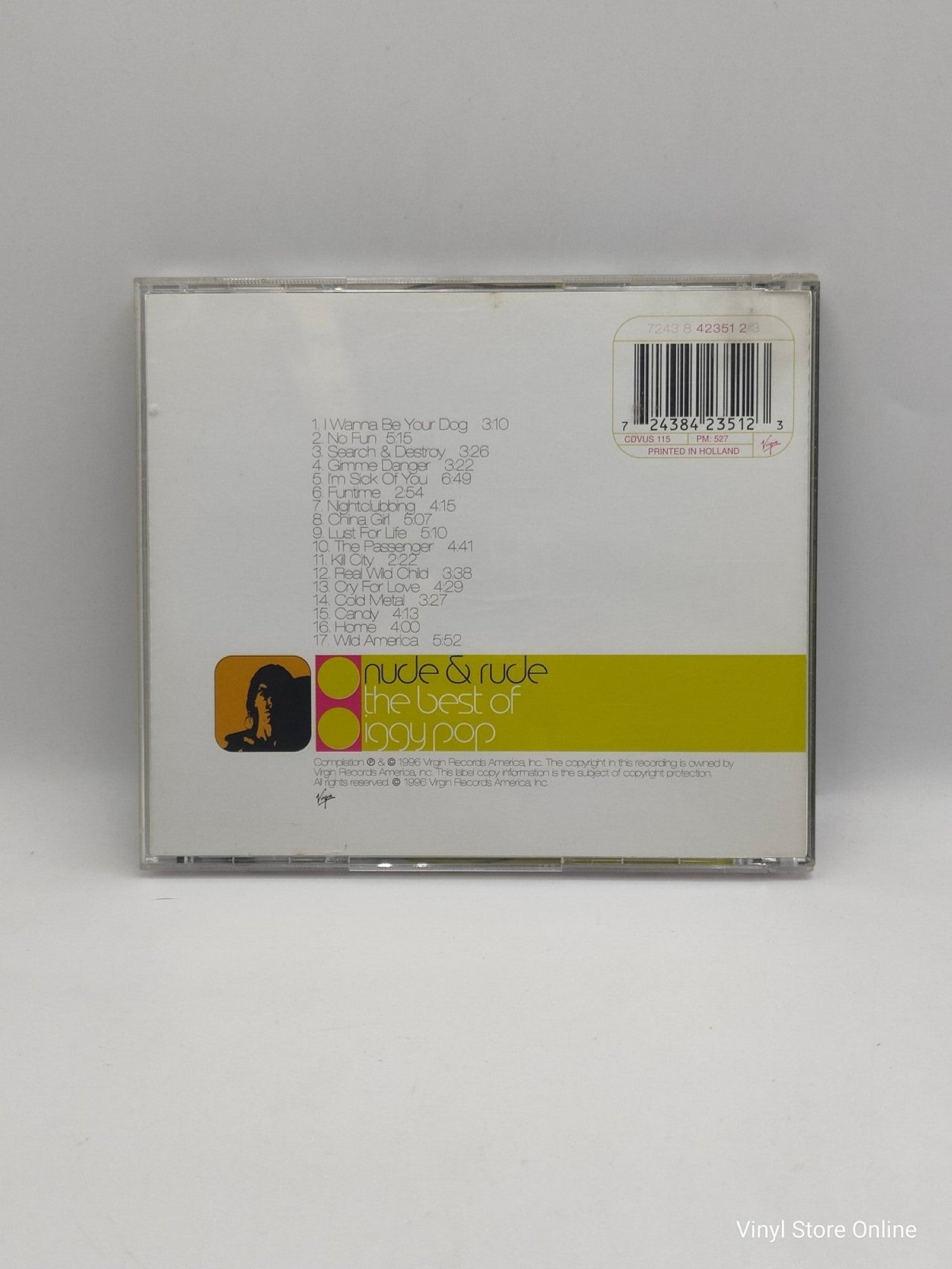 Iggy Pop ‎– Nude & Rude: The Best Of Iggy Pop - Vinyl Store Online
