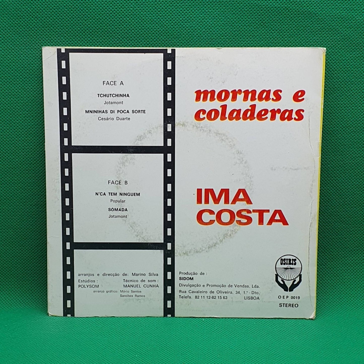 Ima Costa ‎– Mornas E Coladeras - Vinyl Store Online
