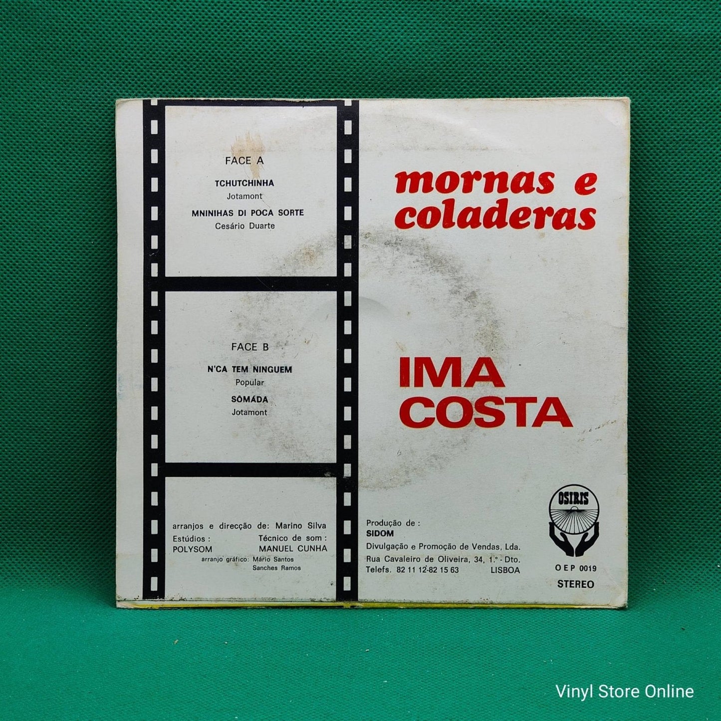 Ima Costa ‎– Mornas E Coladeras - Vinyl Store Online