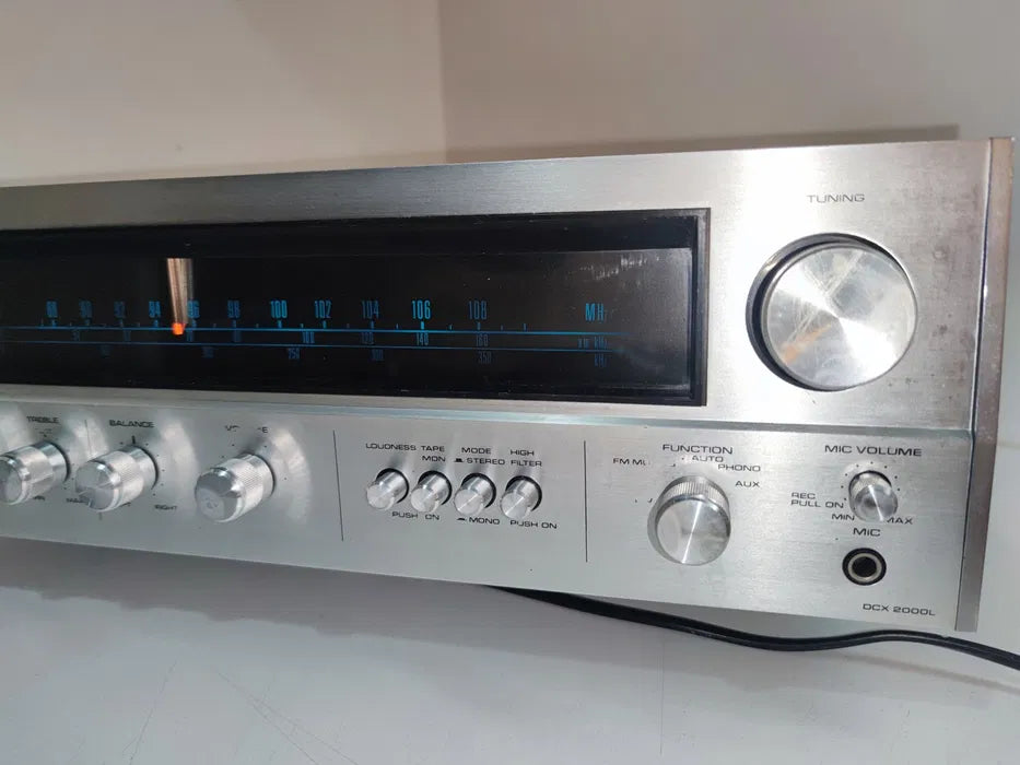 Amplificador - Sanyo DCX 2000 L Receiver - Vintage ano 1974