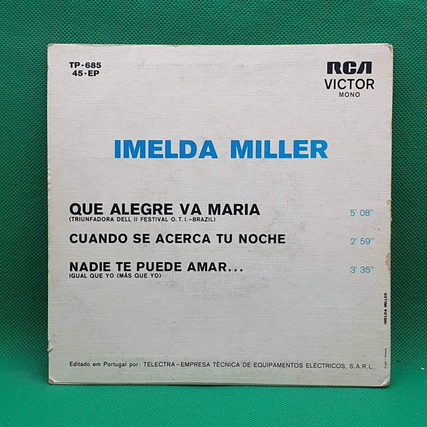 Imelda Miller ‎– Que Alegre Va Maria - Vinyl Store Online