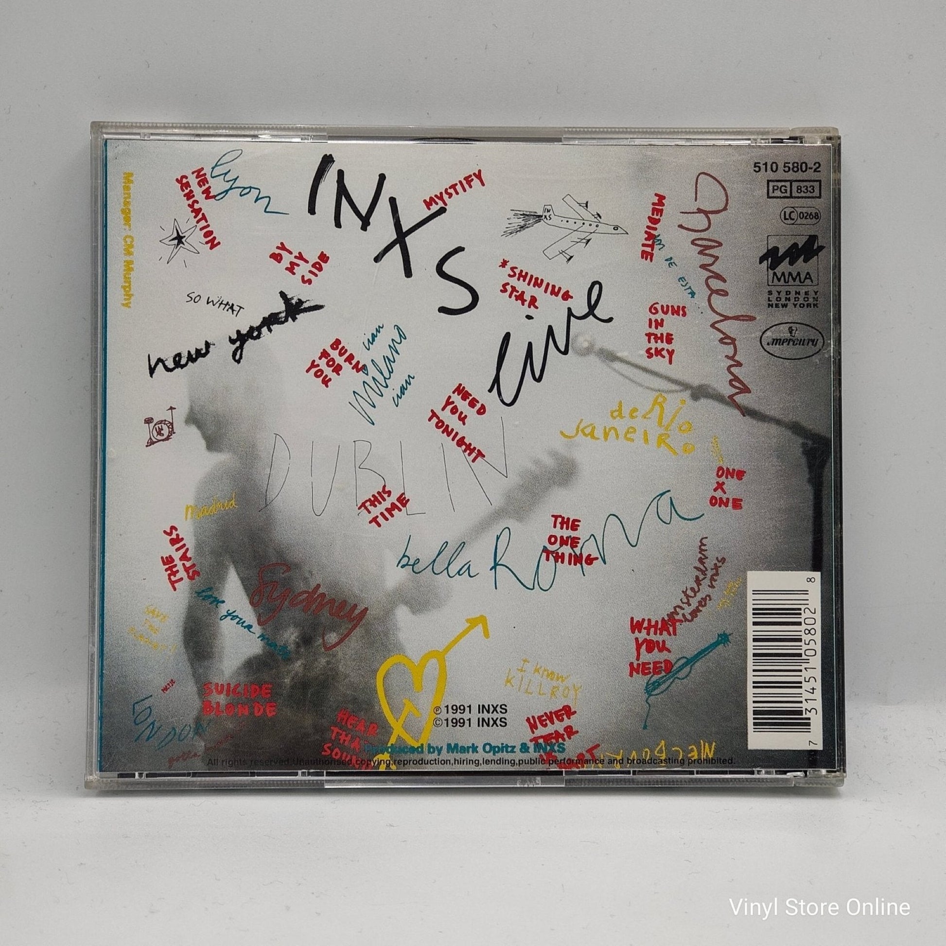 INXS ‎– Live Baby Live - Vinyl Store Online