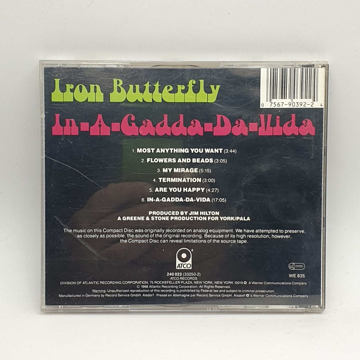 Iron Butterfly ‎– In - A - Gadda - Da - Vida - Vinyl Store Online