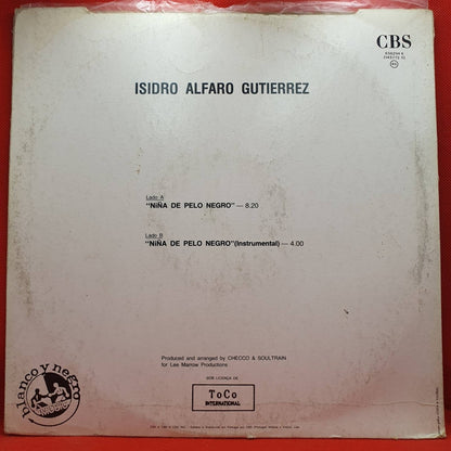 Isidro Alfaro Gutierrez ‎– Niña De Pelo Negro - Vinyl Store Online