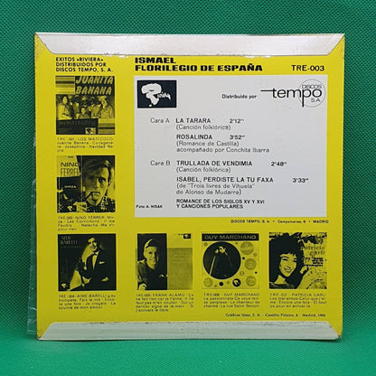 Ismael ‎– Florilegio De España - Vinyl Store Online