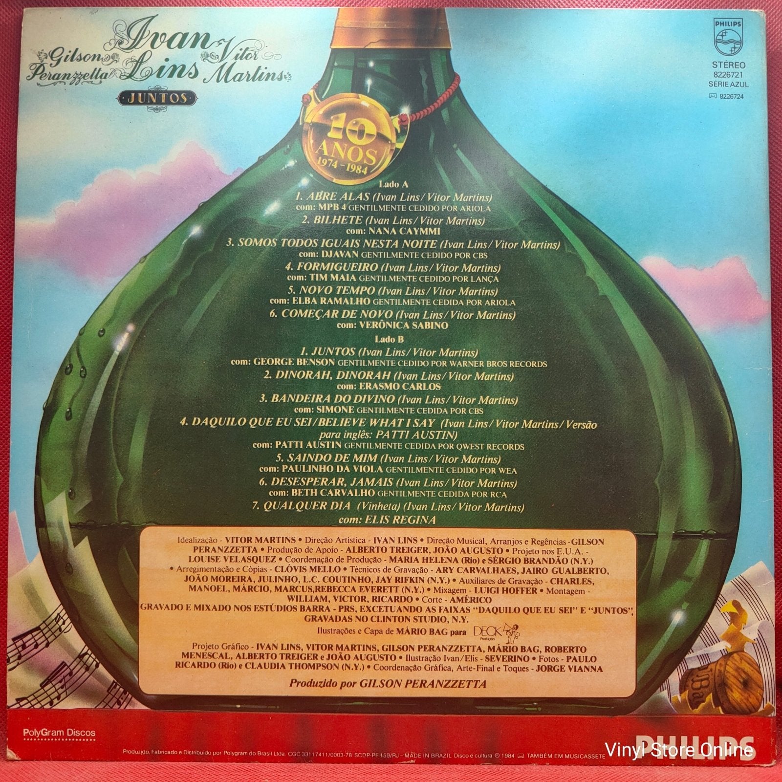 Ivan Lins ‎– Juntos - Vinyl Store Online