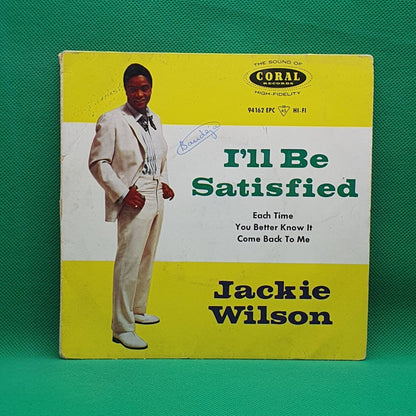 Jackie Wilson ‎– I'll Be Satisfied - Vinyl Store Online