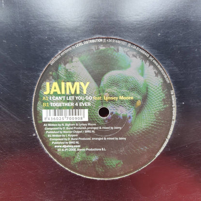 Jaimy ‎– I Can't Let You Go / Together 4 Ever - Vinyl Store Online