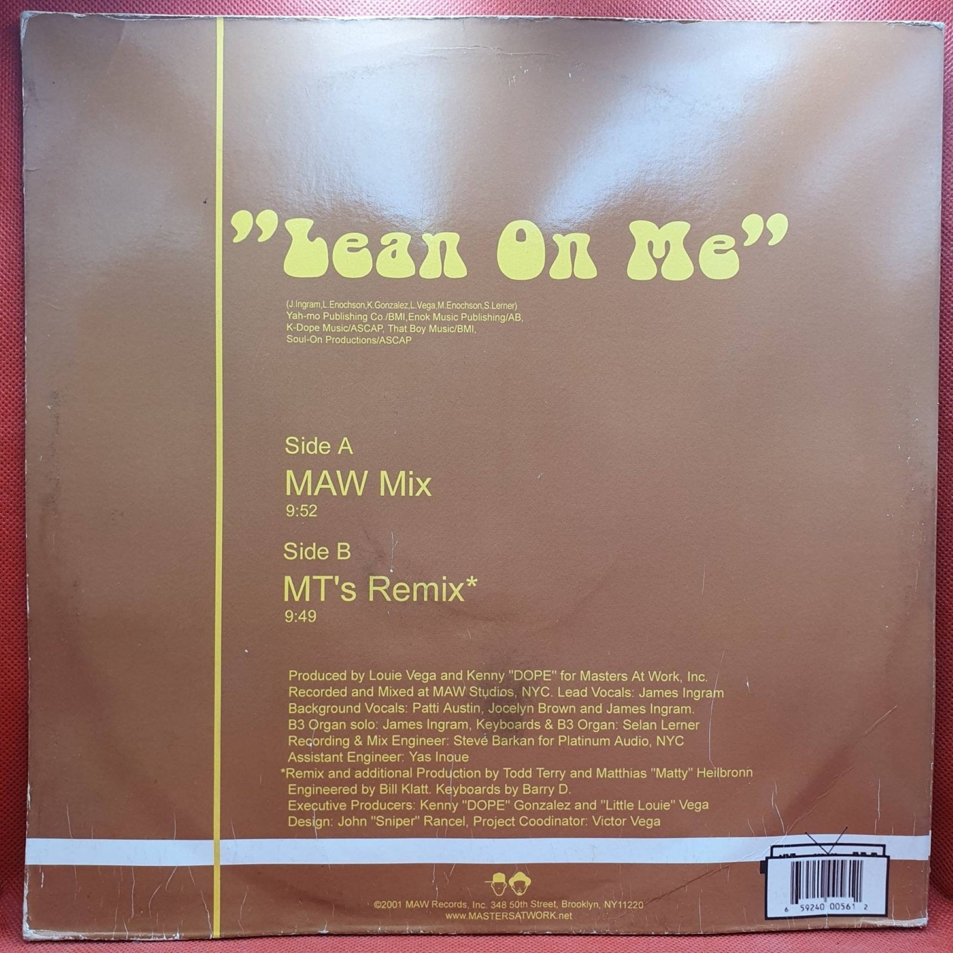 James Ingram ‎– Lean On Me - Vinyl Store Online