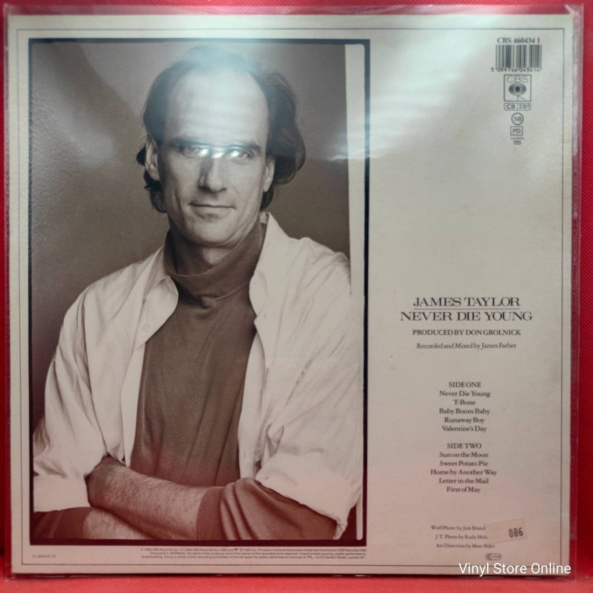 James Taylor ‎– Never Die Young - Vinyl Store Online