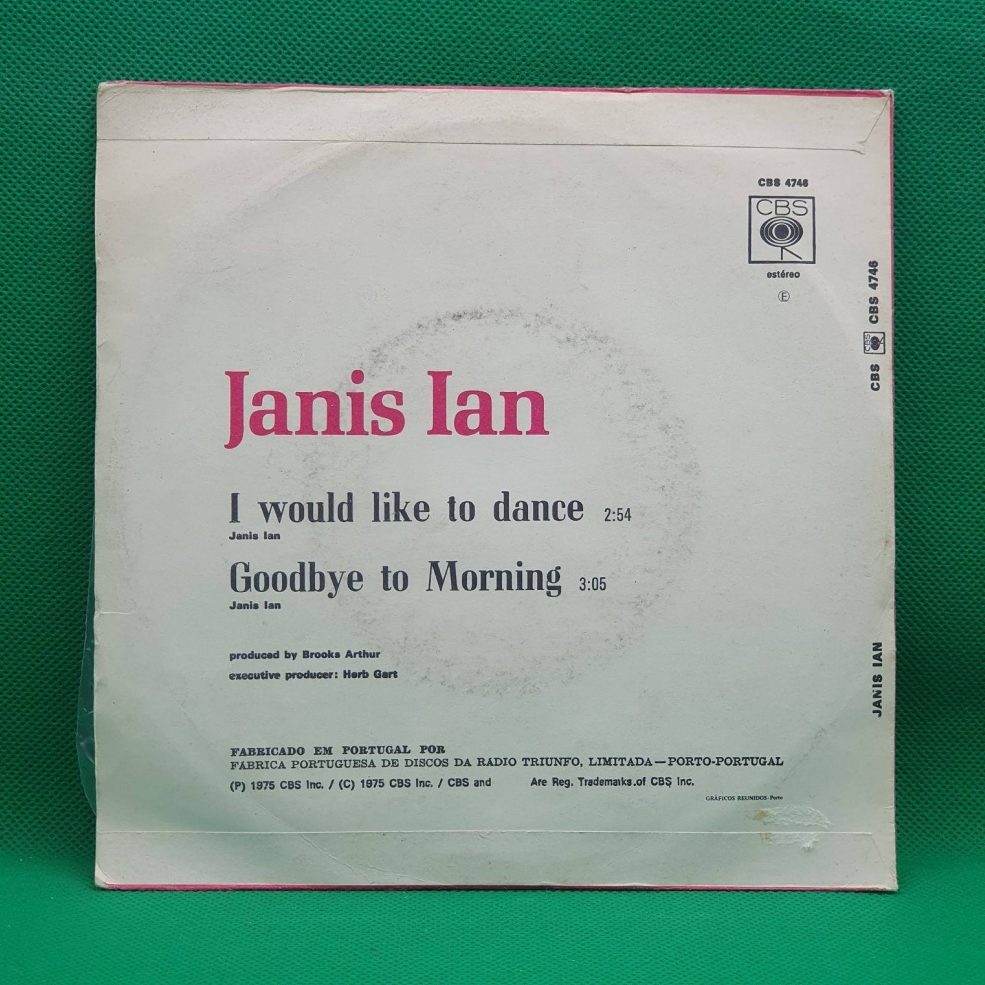 Janis Ian ‎– I Would Like To Dance / Goodbye To Morning - Vinyl Store Online