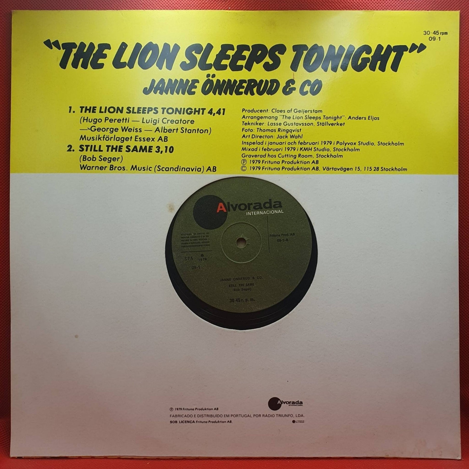 Janne Önnerud & Co ‎– The Lion Sleeps Tonight - Vinyl Store Online