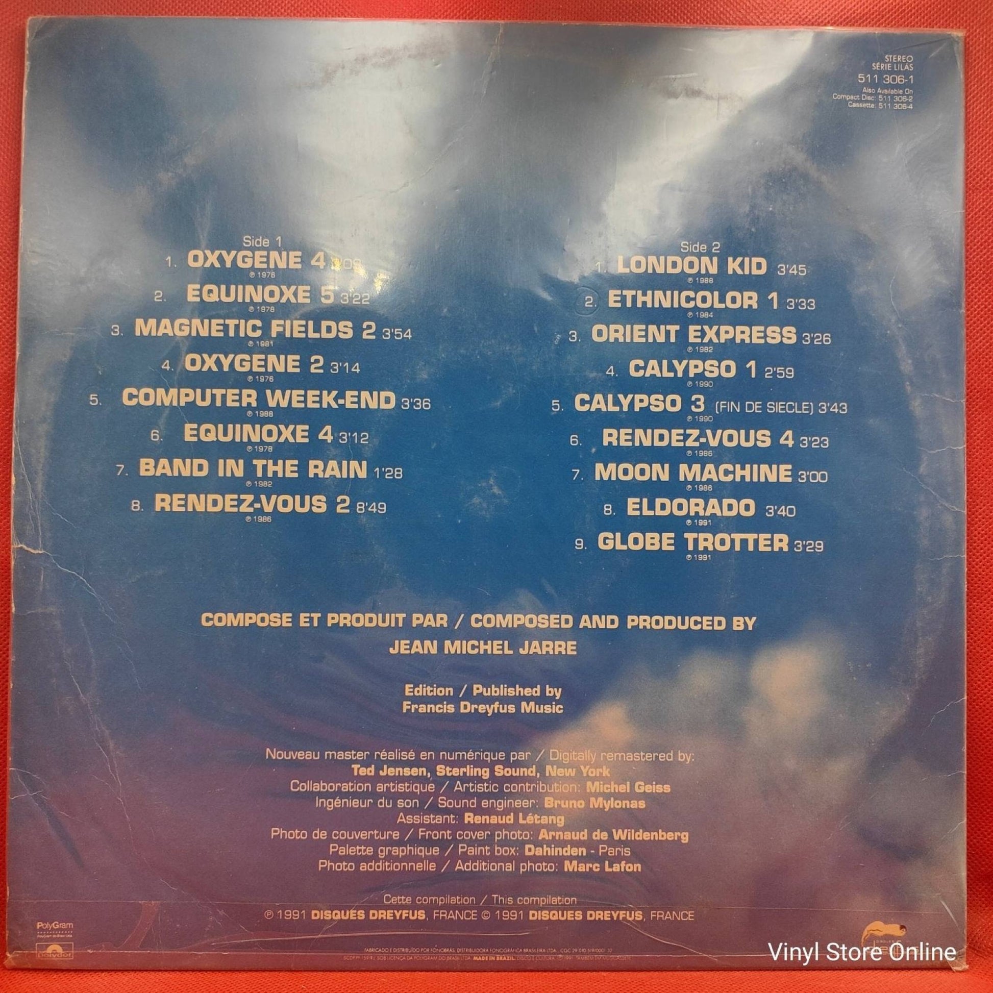 Jean Michel Jarre ‎– Images: The Best Of Jean Michel Jarre - Vinyl Store Online