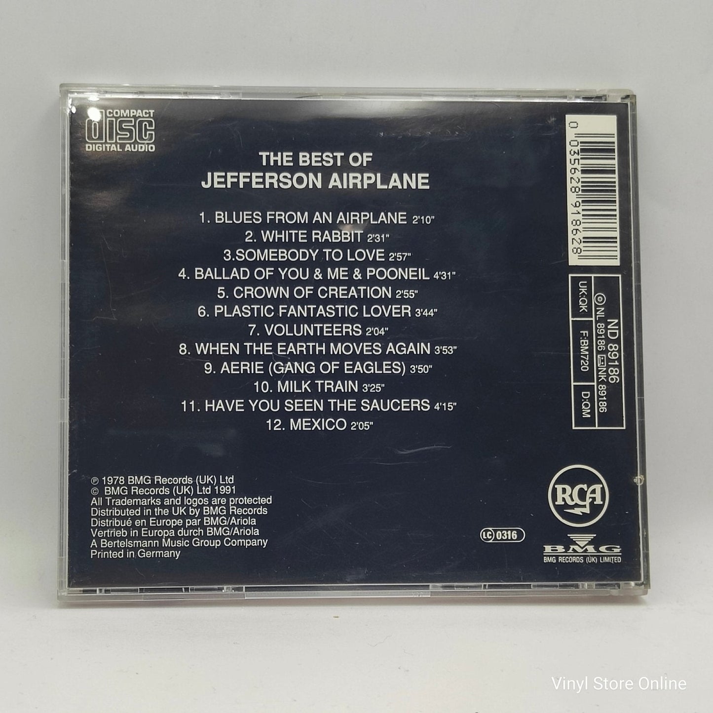 Jefferson Airplane ‎– The Best Of - Vinyl Store Online