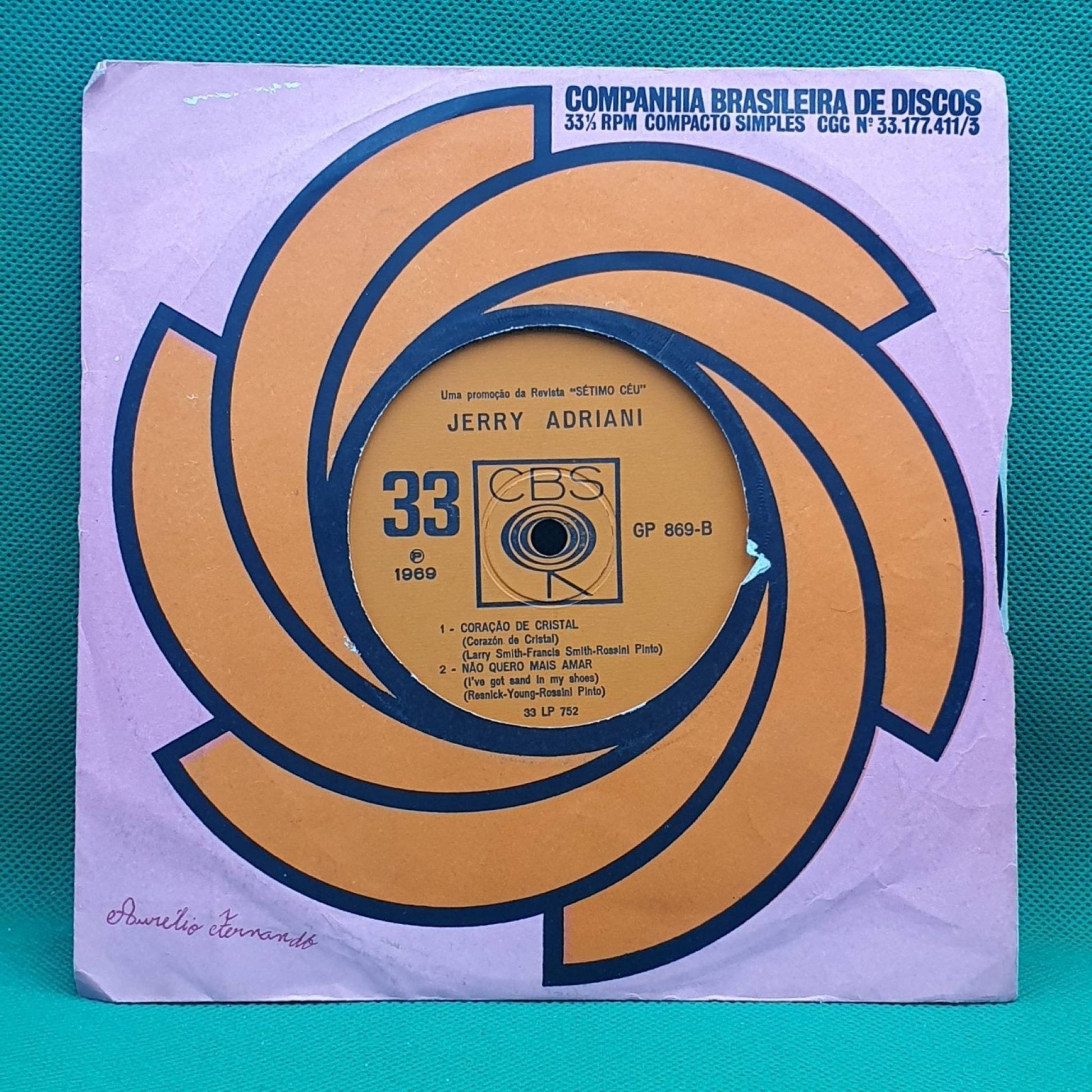 Jerry Adriani ‎– Hit Parade Do Meu Coração - Vinyl Store Online