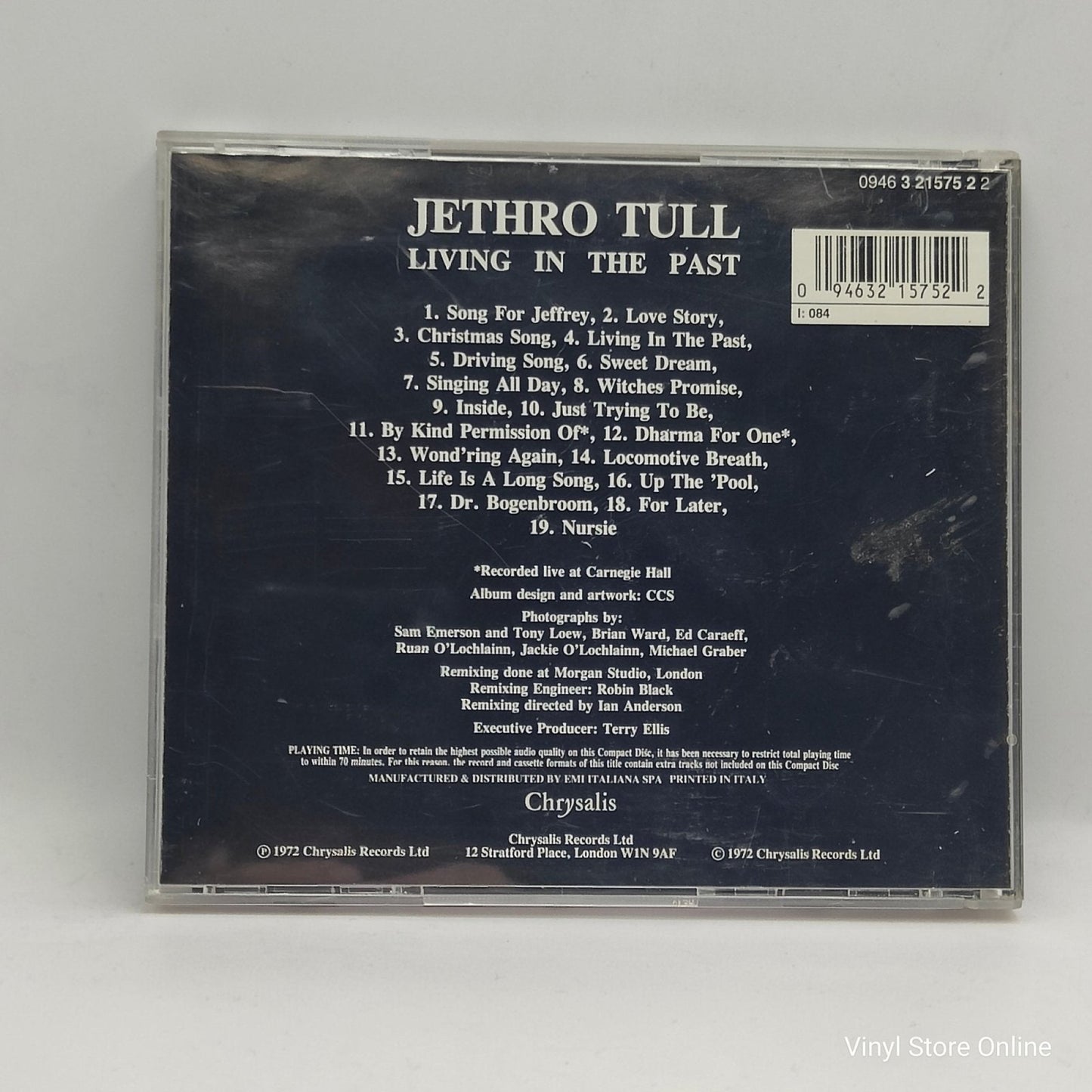 Jethro Tull ‎– Living In The Past - Vinyl Store Online