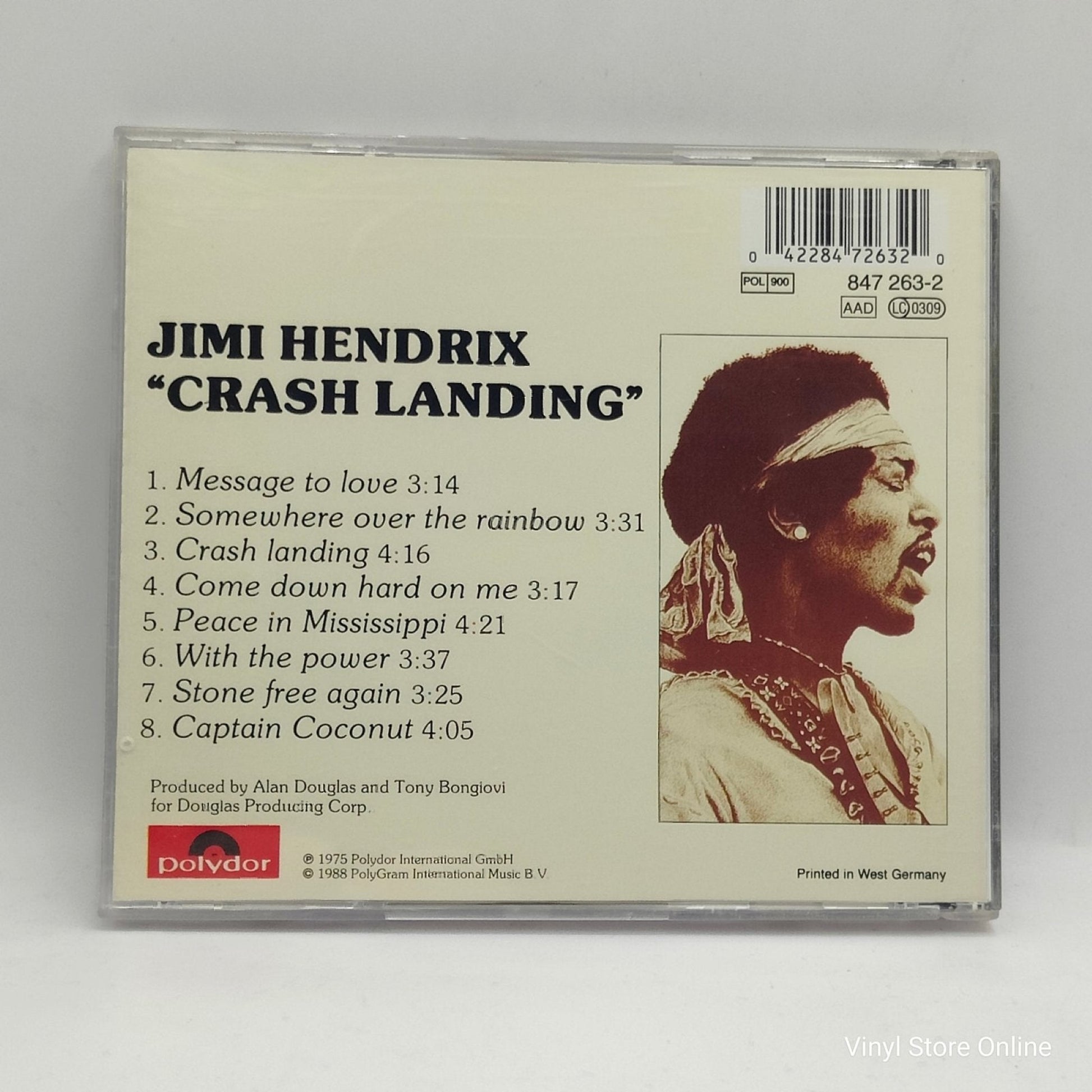 Jimi Hendrix ‎– Crash Landing - Vinyl Store Online