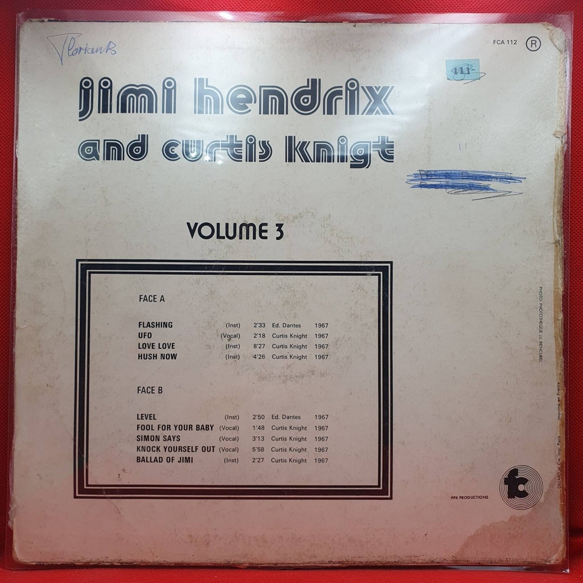 Jimi Hendrix, Curtis Knight ‎– Flashing - Volume 3 - Vinyl Store Online