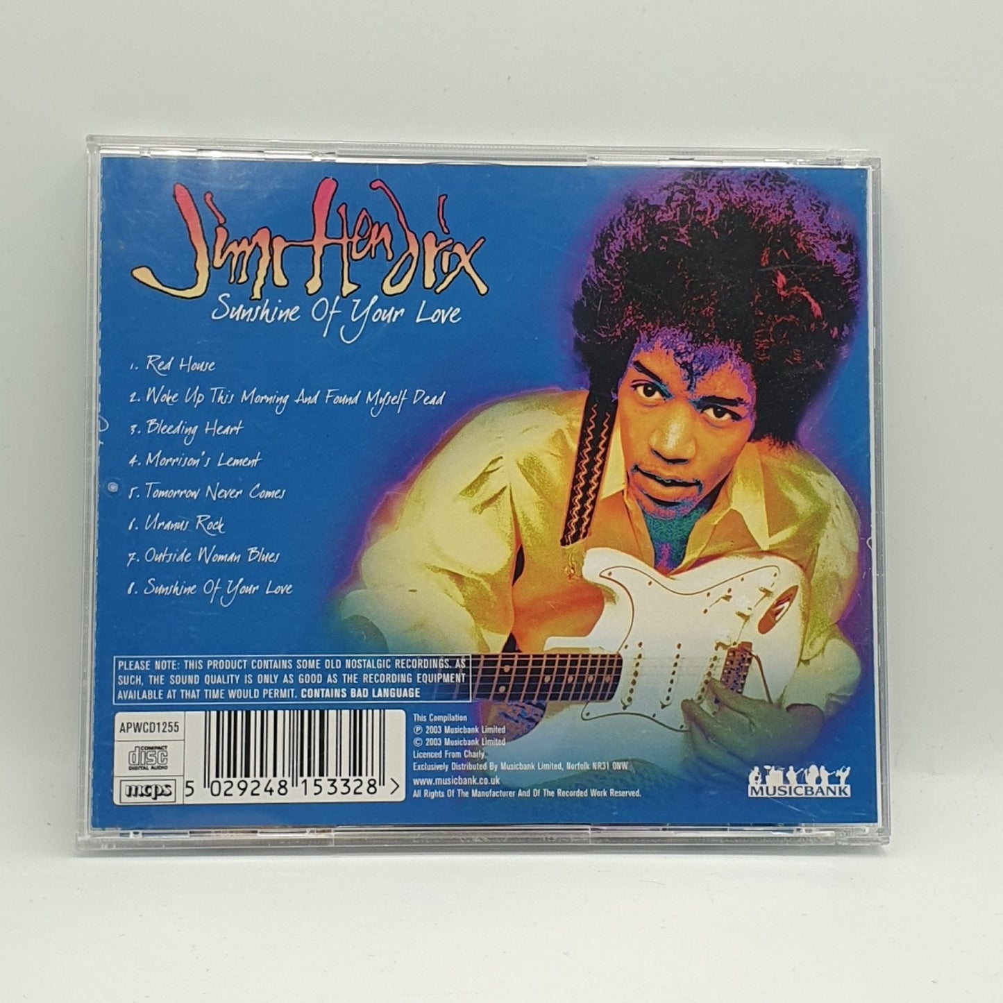 Jimi Hendrix ‎– Sunshine Of Your Love - Vinyl Store Online