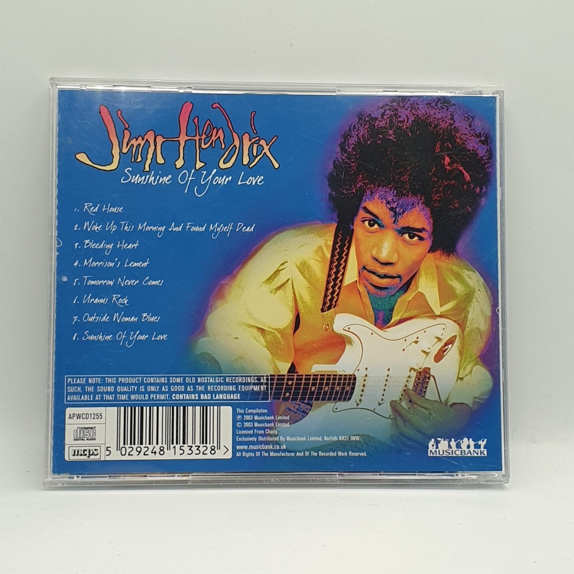 Jimi Hendrix ‎– Sunshine Of Your Love - Vinyl Store Online