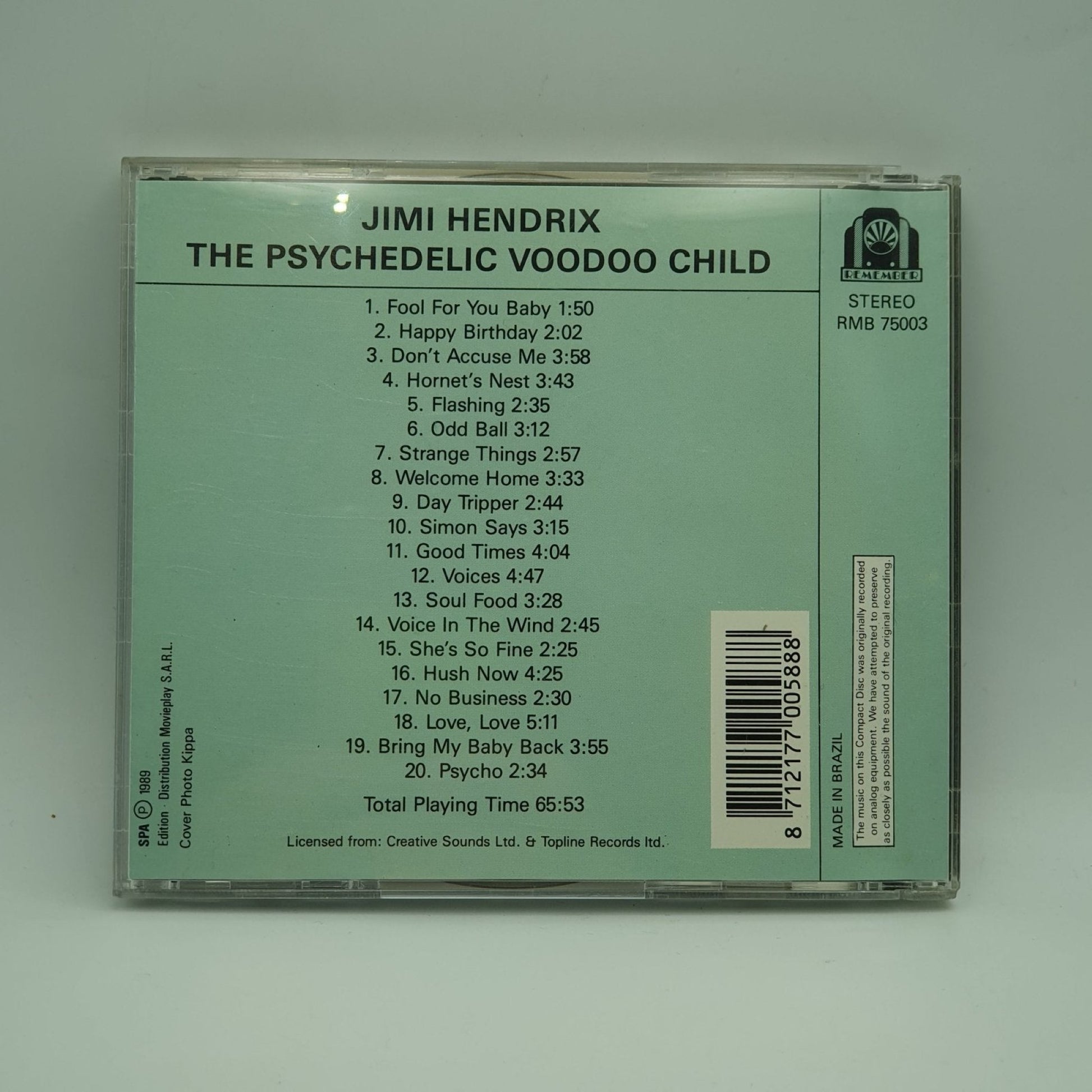 Jimi Hendrix ‎– The Psychedelic Voodoo Child - Vinyl Store Online