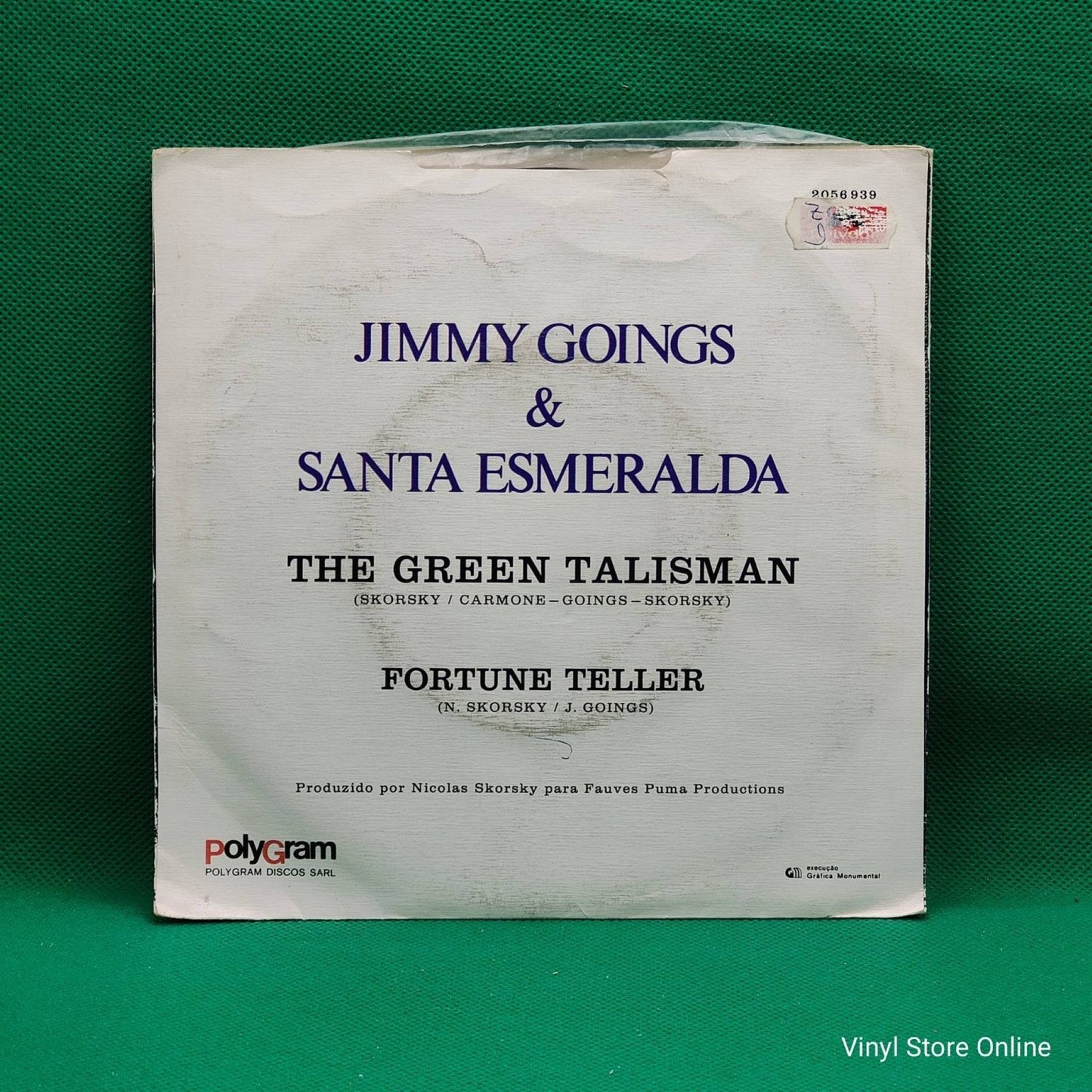 Jimmy Goings & Santa Esmeralda ‎– Green Talisman - Vinyl Store Online
