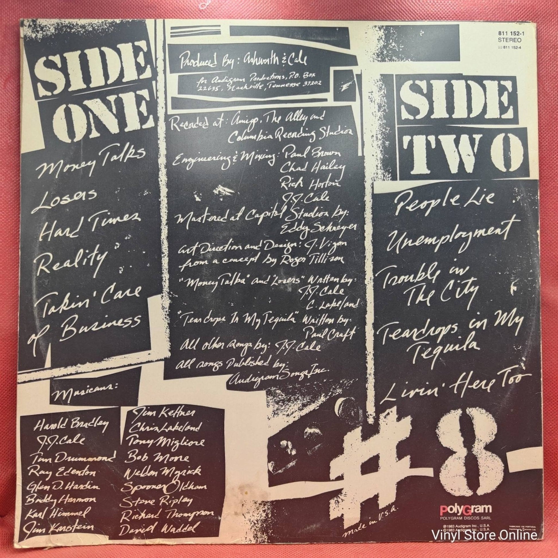 J.J. Cale ‎– 8 - Vinyl Store Online