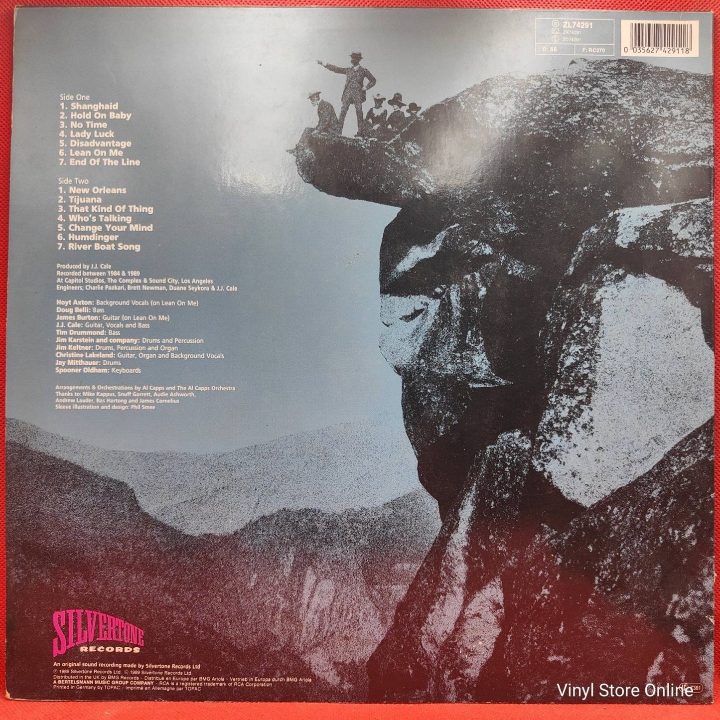 J.J. Cale ‎– Travel - Log - Vinyl Store Online