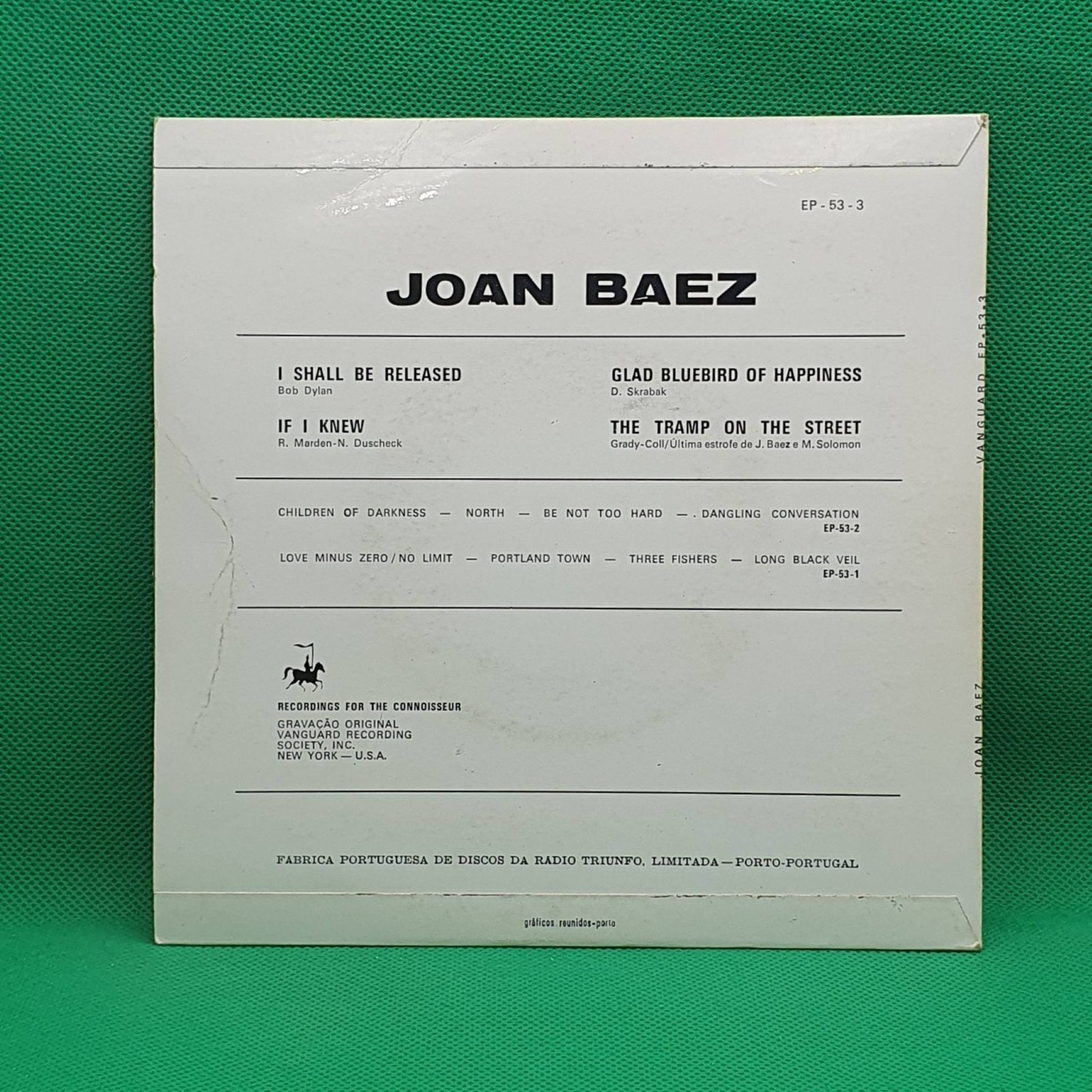 Joan Baez ‎– I Shall Be Released - Vinyl Store Online