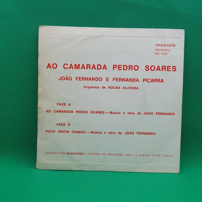 João Fernando, Fernanda Piçarra – Ao Camarada Pedro Soares - Vinyl Store Online