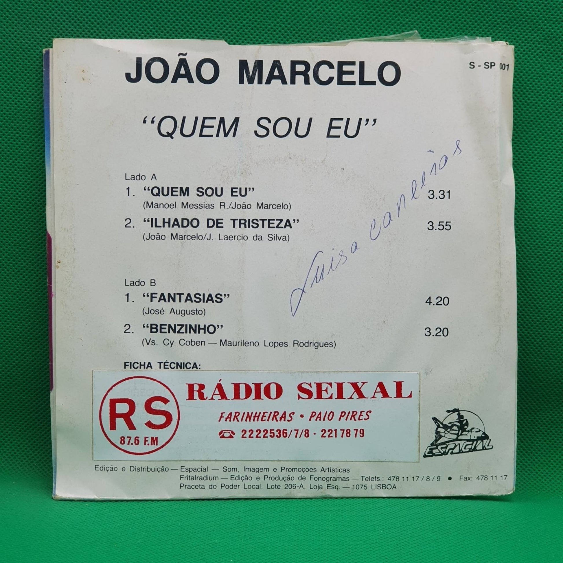 João Marcelo - Dentro do Coração - Vinyl Store Online