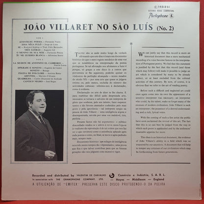 João Villaret – "João Villaret No São Luís," No. 2 - Vinyl Store Online