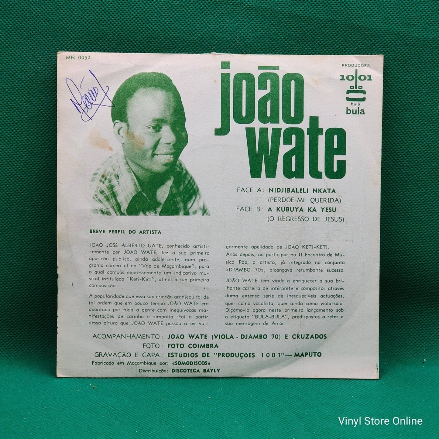 João Wate ‎– Nidjibalêli Nkata / A Kubuya Ka Yesu - Vinyl Store Online